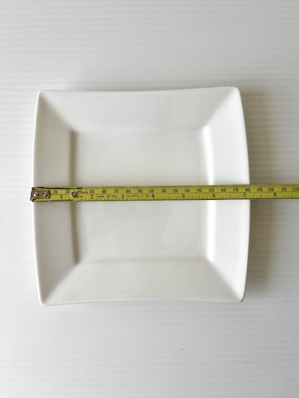 4 Maxwell & Williams White Basics Dinner Plates East Meets West Square 7" - Picture 4 of 4